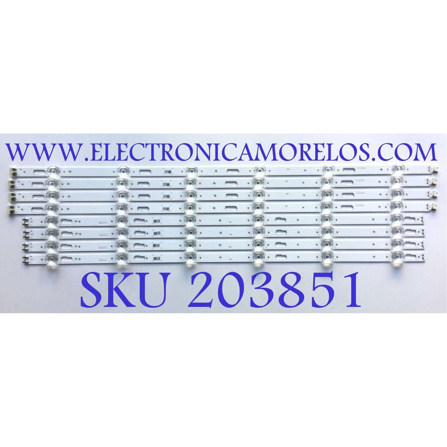 KIT DE LED'S PARA TV SAMSUNG / NUEVOS ORIGINAL  8 PZ / NUMERO DE PARTE BN96-50458A / BN96-50459A / V0T7-580MA-R0 / V0T7-580MB-R0 / GS-AL2 / PANEL CY-BT058HGCV1H / CY-BT058HGPV1H / MODELO UN58TU7000FXZA XC04